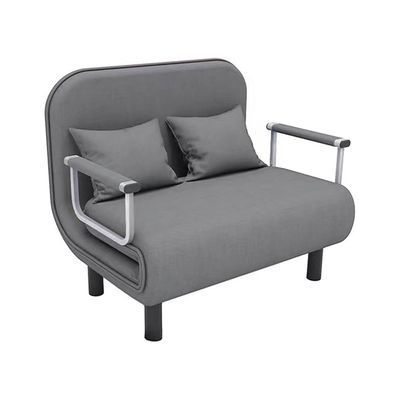 2-Seater Convertible Sofa Bed (Grey)