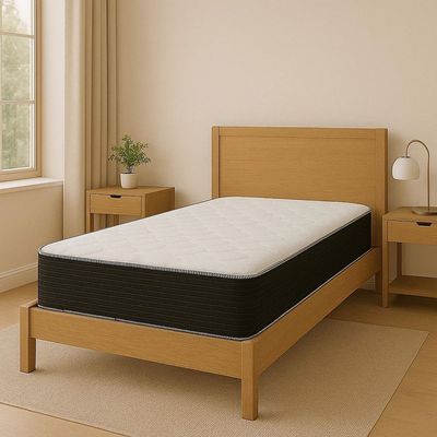  ELITE Premium Pocket Spring Mattress with Soft Foam in Large Single Size (120x200x25 cm)