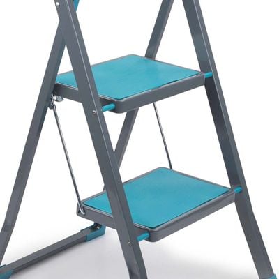 BELDRAY 2 Step Ladder - Lightweight Folding Stool for Home, Kitchen, Garage Use, Perfect for Painting and Cleaning