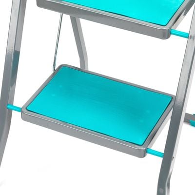 BELDRAY 2 Step Ladder - Lightweight Folding Stool for Home, Kitchen, Garage Use, Perfect for Painting and Cleaning