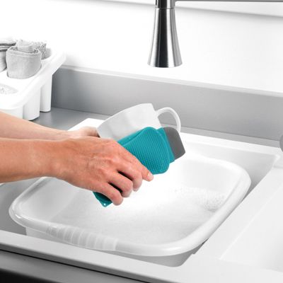 BELDRAY Multipurpose Silicone Cleaning Pad: Scratch-Free Scrubbing Power, Removes Stubborn Stains,Pots, Pans, Dishes Scrubber