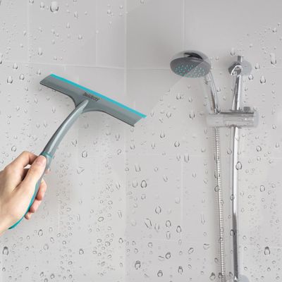 Beldray Streak-Free Window Squeegee with Holder: Effortless Cleaning Shine, Precise edge wipes away water and residue effortlessly