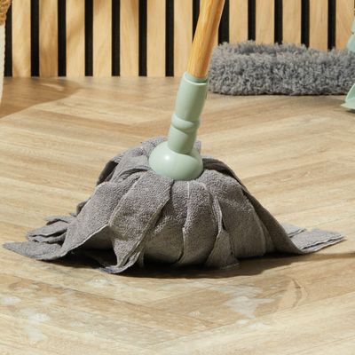 Beldray Eco-Friendly Microfiber Mop (FSC 100%): Microfiber technology leaves floors sparkling ,Reusable and eco-friendly  