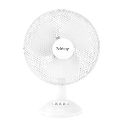 Beldray 12-Inch Desk Fan: Compact Cooling Power for Your Workspace, Direct the airflow exactly where you need