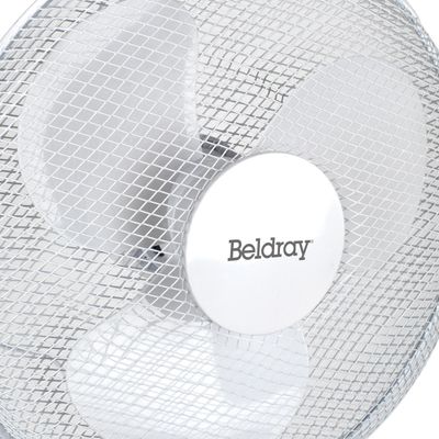 Beldray 16" Adjustable Pedestal Fan: Powerful Cooling & Wide Coverage, Choose from low, medium, or high speeds to suit your cooling preference.