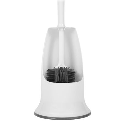 Beldray Hygienic Silicone Toilet Brush: Antibacterial & Easy Clean, Non-scratch and easy to clean, preventing dirt build-up.