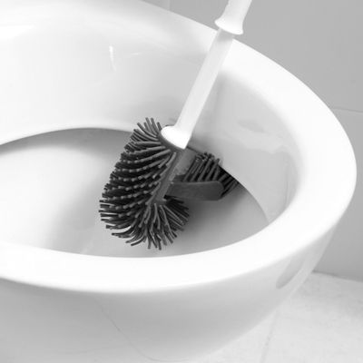 Beldray Hygienic Silicone Toilet Brush: Antibacterial & Easy Clean, Non-scratch and easy to clean, preventing dirt build-up.