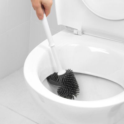 Beldray Hygienic Silicone Toilet Brush: Antibacterial & Easy Clean, Non-scratch and easy to clean, preventing dirt build-up.