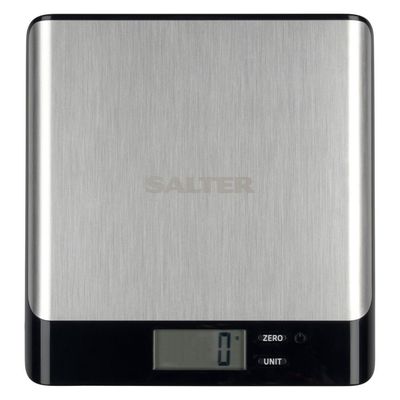 Salter Arc Stainless Steel Electric Scale Sleek Design For Modern Kitchens And Precise Weighing Accuracy