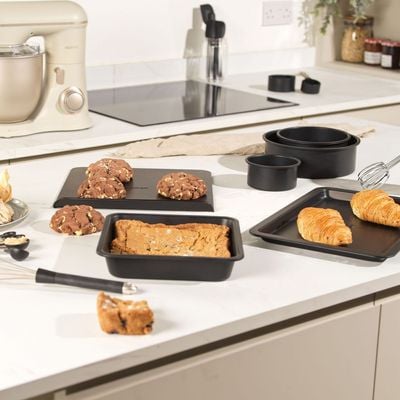 Salter Bakes 32Cm Baking Sheet Is Large Reusable Pan For Cookies, Gingerbread And Pastries, And Slide Off Flat Bakeware Mat, Oven Safe 