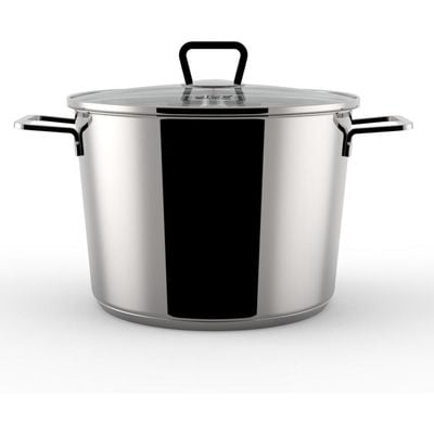 Vivo Casserole Pan With Lid 24Cm  Non-Stick Coating, Induction Compatible, Glass Lid, Oven Safe, Dishwasher Safe