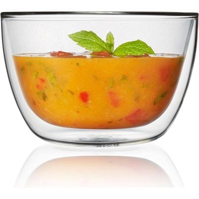 Vivo Double Walled Bowl 13Cm Serving Soups, Ice Cream, Desserts, And Other Hot Or Cold Foods