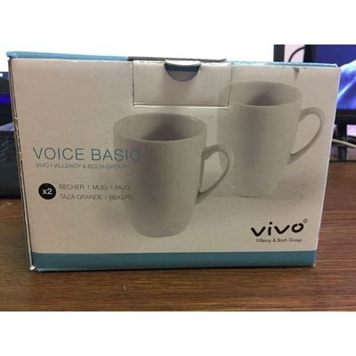 Vivo  Mugs Double-Walled Insulated Glass Mugs For Hot And Cold Beverages 260 Ml - Set Of 2