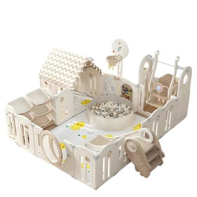 MYTS Wonderland Playpen With All In 1 Combo Activities Cream