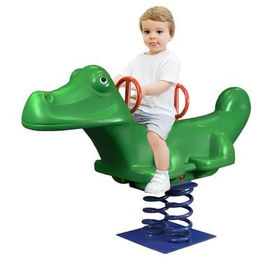 MYTS Outdoor 2 Seater Croc Playground Spring Rider