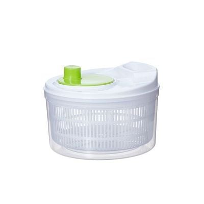 Homesmiths 3 Liter Salad Spinner – Efficient Vegetable Washer & Dryer, Easy-to-Use Manual Spin Mechanism, Durable BPA-Free Plastic, Ideal for Greens and Herbs