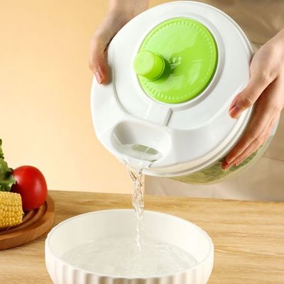 Homesmiths 3 Liter Salad Spinner – Efficient Vegetable Washer & Dryer, Easy-to-Use Manual Spin Mechanism, Durable BPA-Free Plastic, Ideal for Greens and Herbs