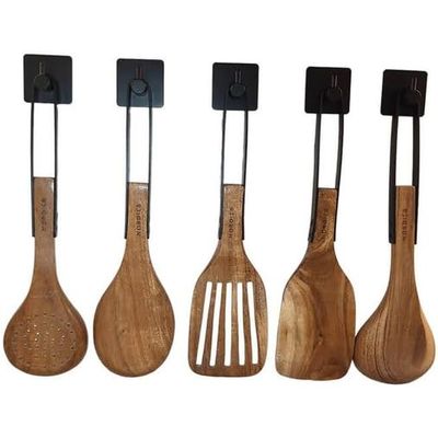 Nordico Slotted Spoon Kitchen Utensils | Acacia Wood: Natural Elegance, Durable, Eco-Friendly, Handcrafted, Food Safe, Comfortable Grip, Heat Resistant, Versatile