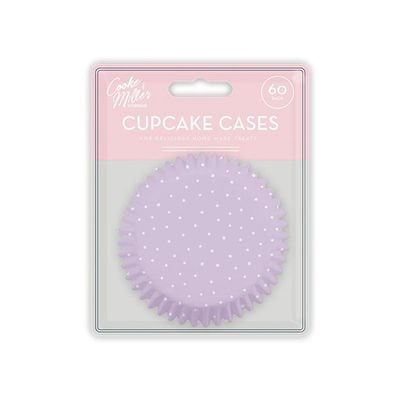 Printed Cupcake Cases 60pk: Vibrant Designs, Non-Stick, Food-Grade, Oven-Safe, Standard Size, Leak-Proof, Strong Construction, Festive