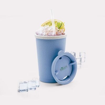 Wheat Straw Coffee Cup Blue