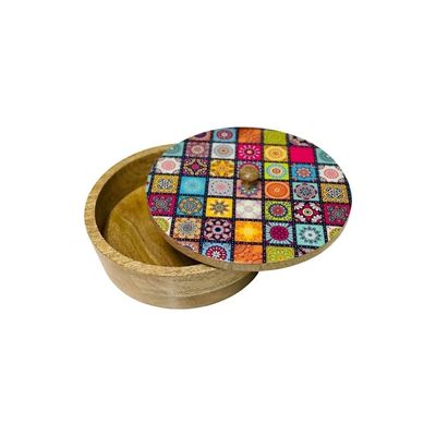 Acewood Roti box /chapati box / Wooden Container /Dry fruit box/ dates box/wooden casserole for Kitchen/Diwali gift/Eid gift box/empty dates box.