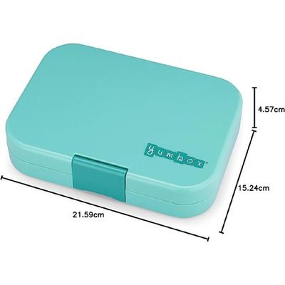 Yumbox Panino 4-Compartment Leakproof Bento Box Surf Green