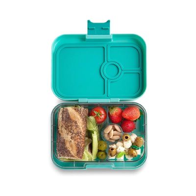 Yumbox Panino 4-Compartment Leakproof Bento Box Surf Green