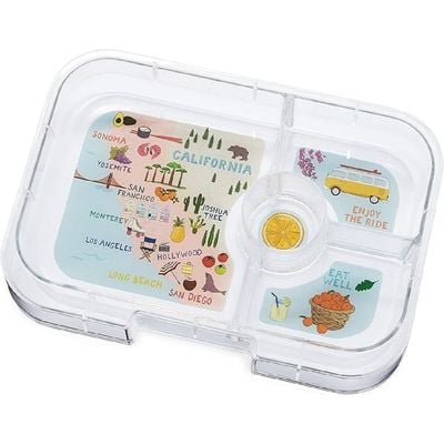 Yumbox Panino 4-Compartment Leakproof Bento Box Surf Green