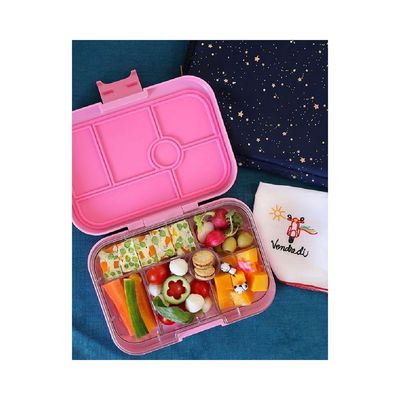 Yumbox  6-Compartment Bento Box Pink