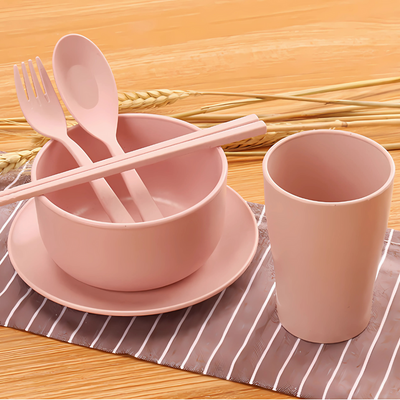 Wheat Straw 6 Pieces Dinner Set