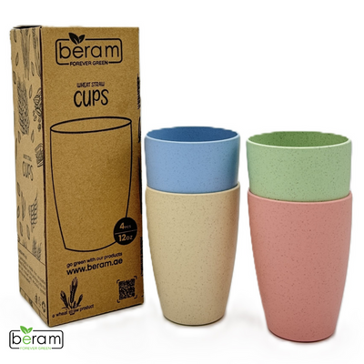 Wheat Straw 300ml Cup Set