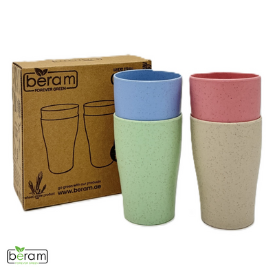 Wheat Straw 350ml Cup Set