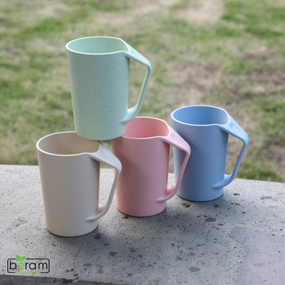 Wheat Straw 450ml Mugs Set of 4