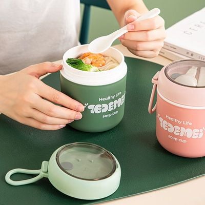 Wheat straw 510ml Lunch box Green