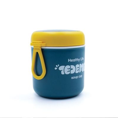 Wheat straw 510ml Lunch box Blue