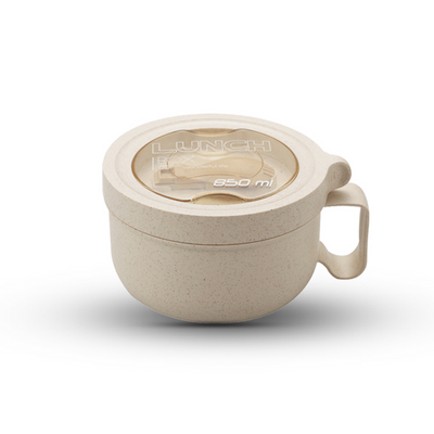 Wheat straw 850ml Bowl Beige Wheat straw 850ml Bowl Beige