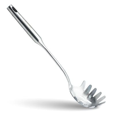 Plain Stainless Steel Pasta Server