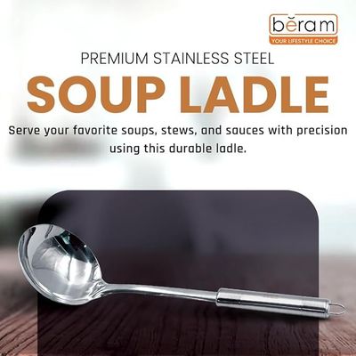 Stainless Steel Matte Soup Ladle