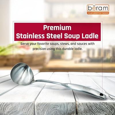 Hollow Handle Stainless Steel Soup Ladle