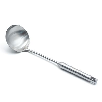 Bamboo Design Stainless Steel Soup Ladle