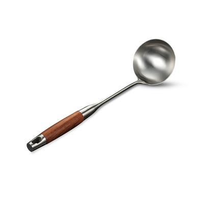 Stainless Steel Wooden Soup Ladle