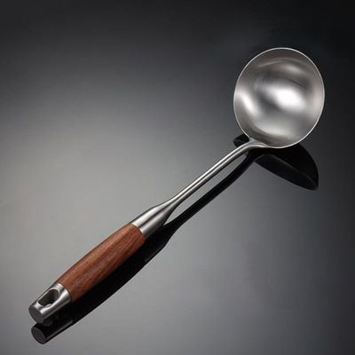 Stainless Steel Wooden Soup Ladle