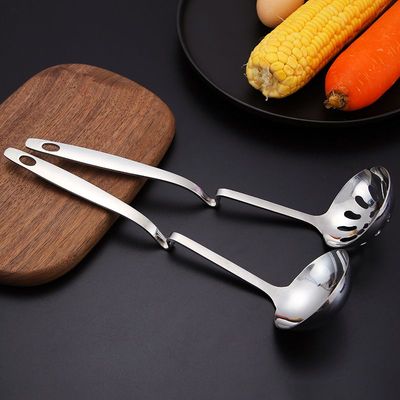 Steel spatula wall hanging soup ladle