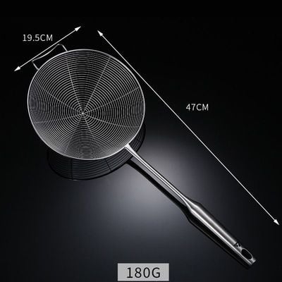 Steel spatula 19.5 CM Food strainer 