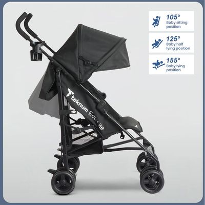 TEKNUM Eco Lite 2 Stroller with Cup holder - Black