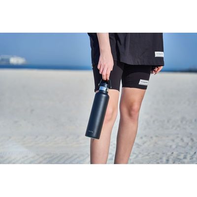 Moya "Black Sea"  700ml Insulated Sustainable Water Bottle Black