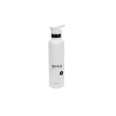 Moya "Black Sea"  700ml Insulated Sustainable Water Bottle White Spout Lid