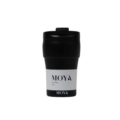 Moya "Low Tide" 250ml Travel Coffee Mug Black/Black