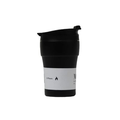 Moya "Low Tide" 250ml Travel Coffee Mug Black/Black