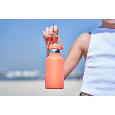 Moya "Seashell" 350ml Insulated Sustainable Water Bottle Coral